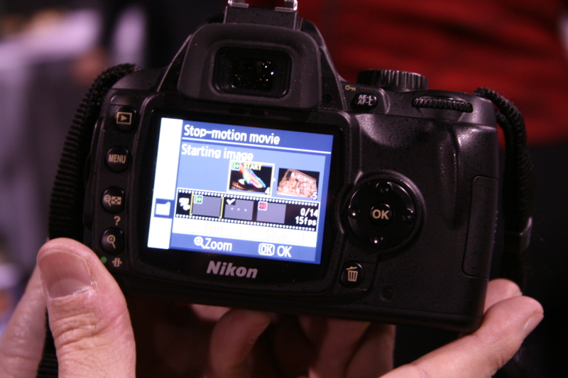 Illustration for article titled Hands On Nikon D60 With Stop-Motion Movie Walkthrough